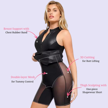 The Shapewear Dress Leather